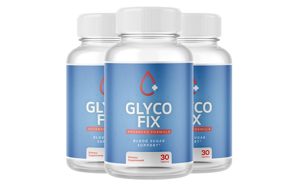 GlycoFix Natural Blood Sugar Support GlycoFix Blood Sugar Support Supplement Bottle
